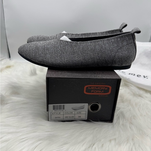 BERNIE MEV Safira Comfort Flats Grey/Silver 7.5 (38) - Picture 7 of 8